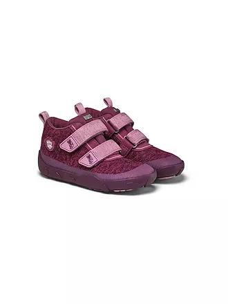AFFENZAHN | Kinder Barfußschuhe - Übergangsschuhe KNIT HAPPY Tukan | dunkelrot